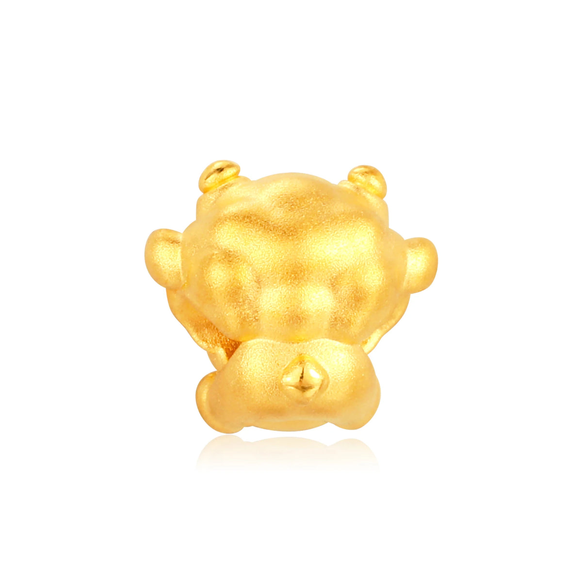 Mini Enamel Five Fortunes Goat - Good Fortune Goat Gold Charm - 0.15g