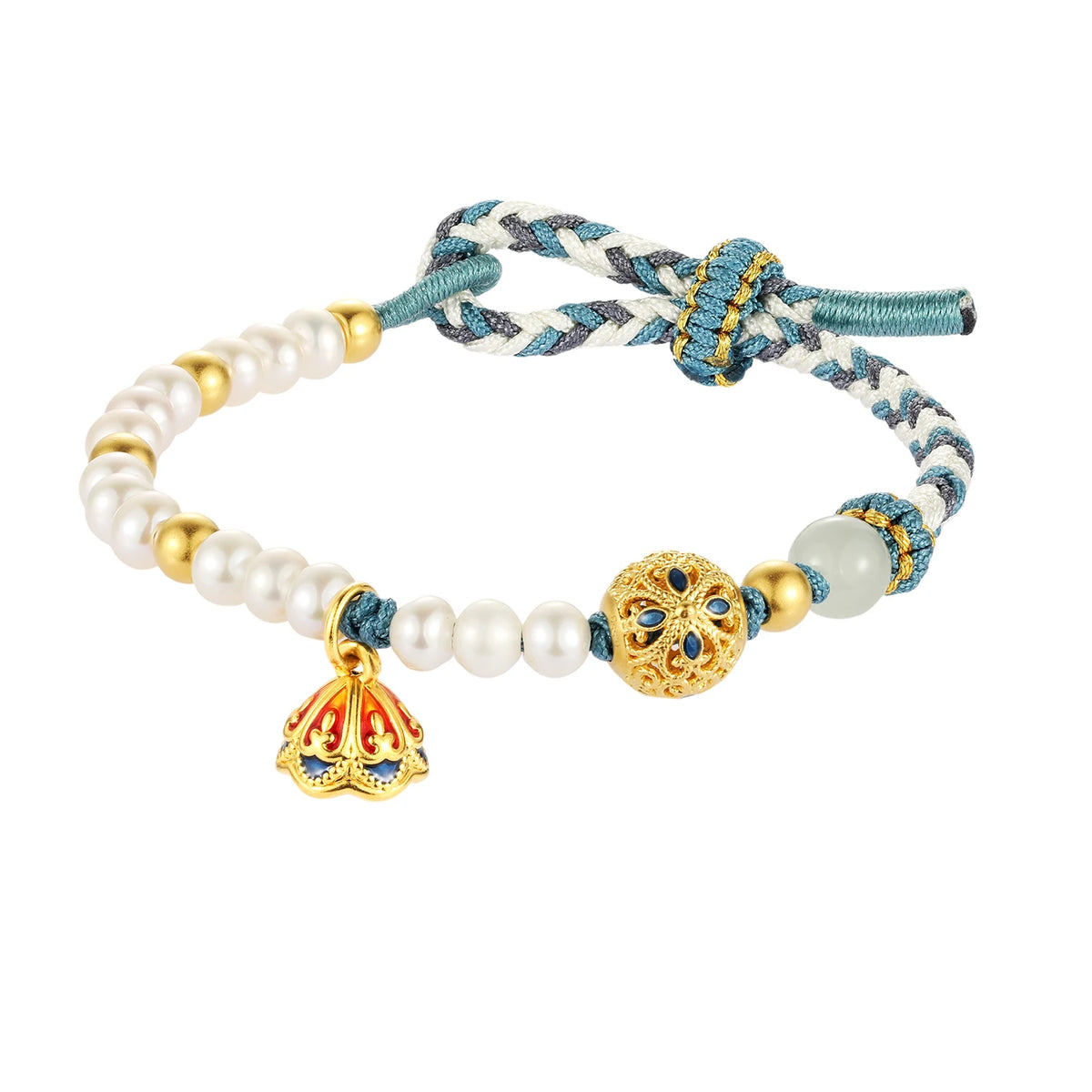 High-end Micro Hard Gold 24k Solid Gold Newest Trendy Bracelet With Happy Design Colorful Men Women Daily Life