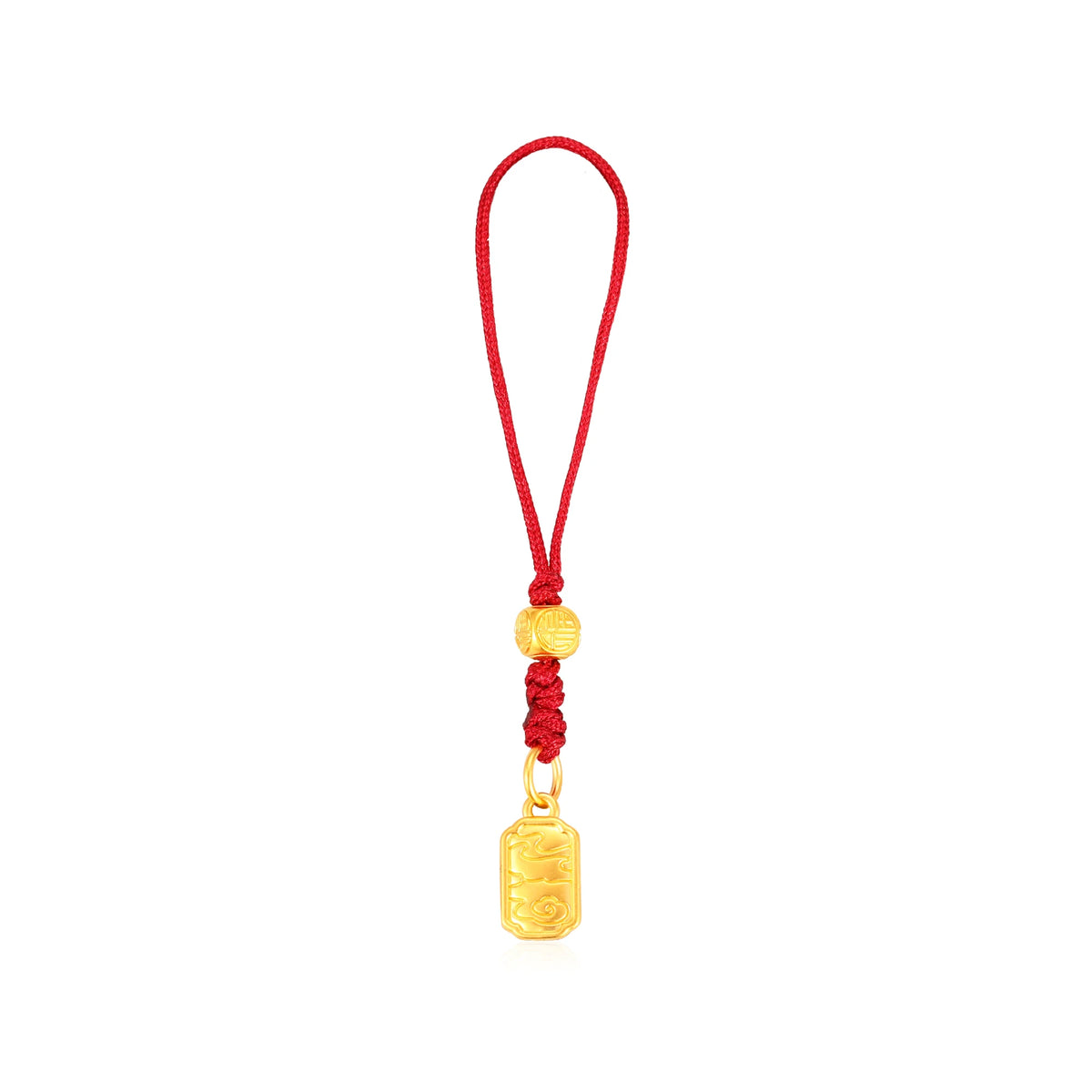 24K Solid Gold Must-Pass Exam Pendant Charm 0.45g