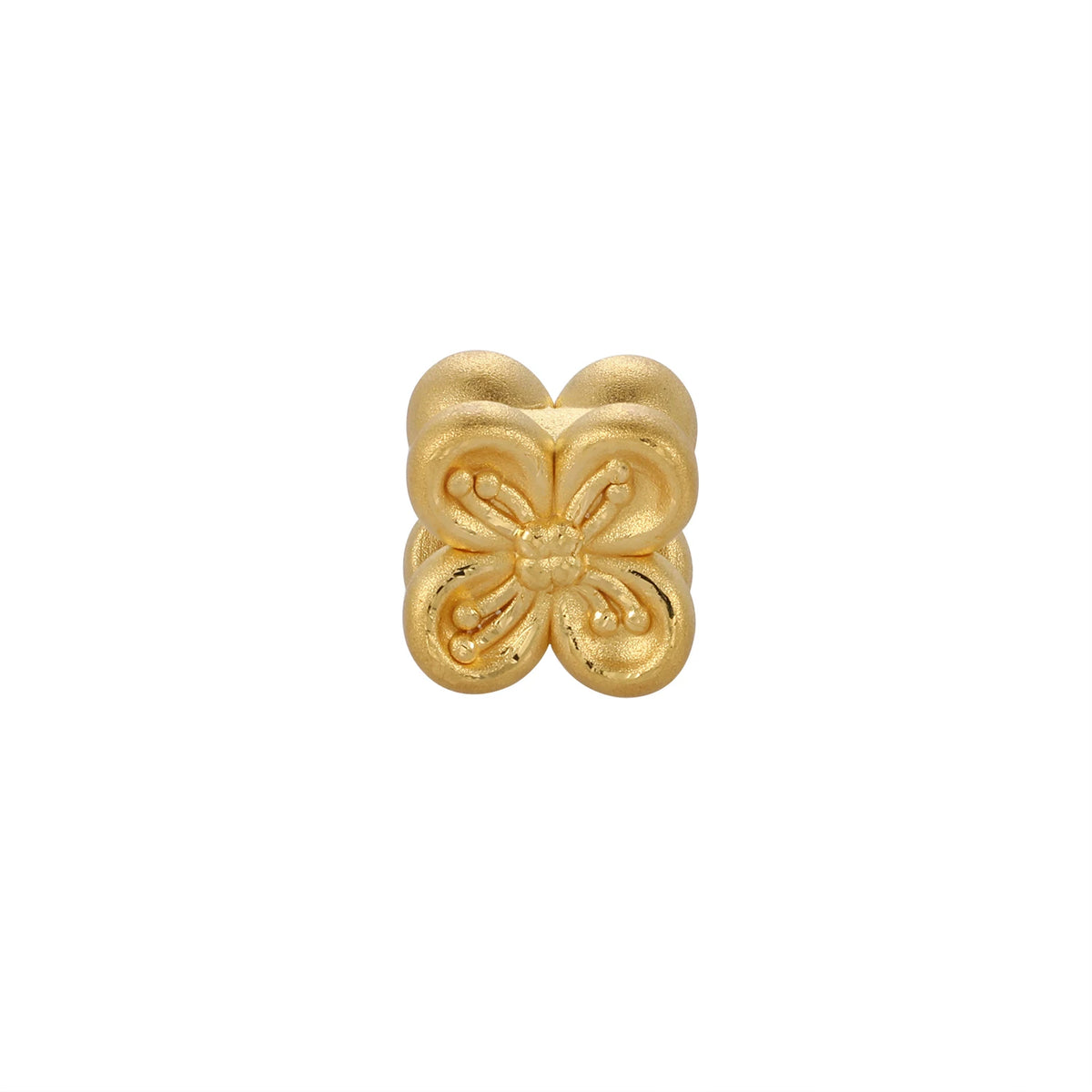 Newly Designed Classical Gold Jewelry 24k Micro-hard Gold Osmanthus-shaped Bracelet Beaded High-end Jewelry Accessories