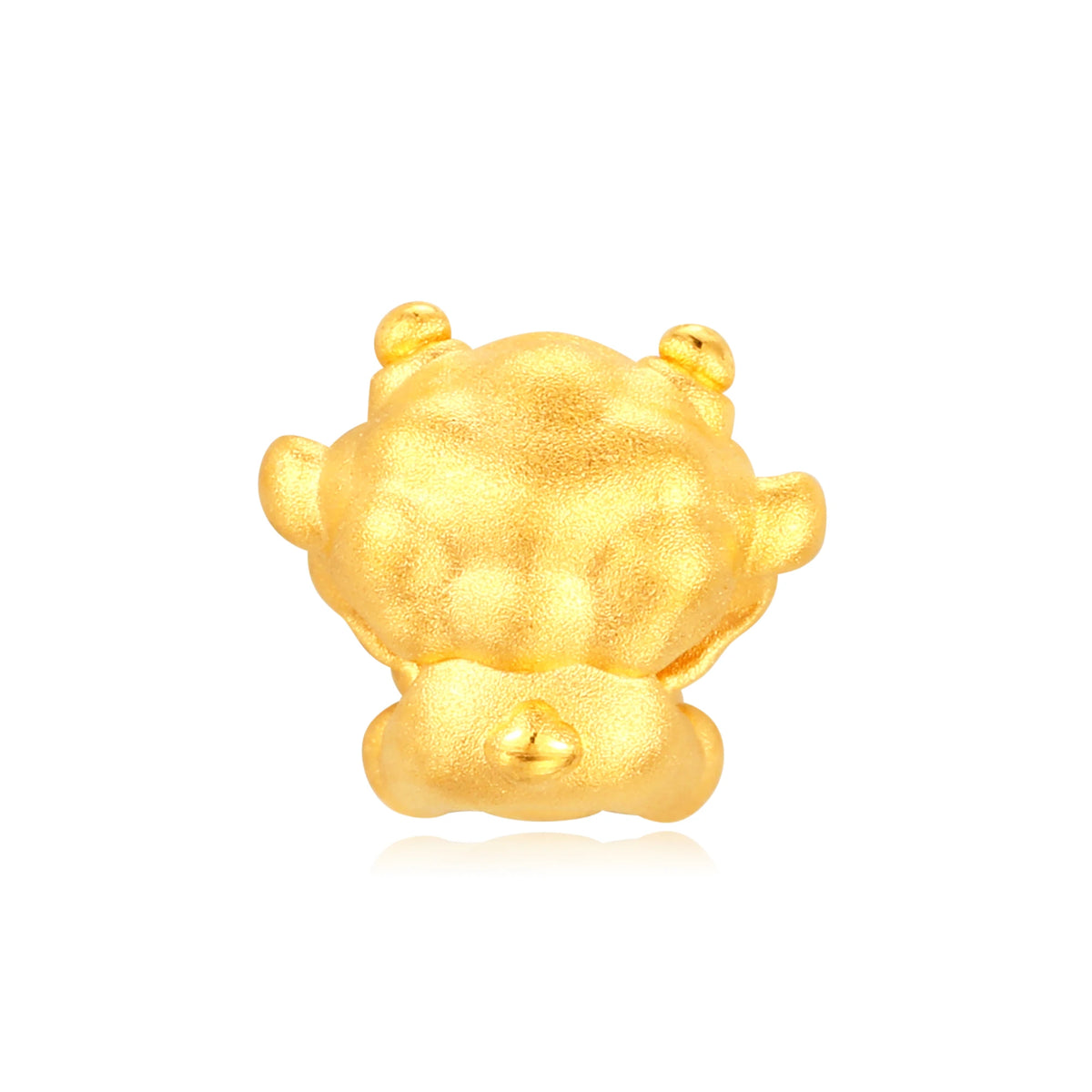Mini Plain Version Five Fortunes Goat - Good Fortune Goat Gold Charm - 0.15g