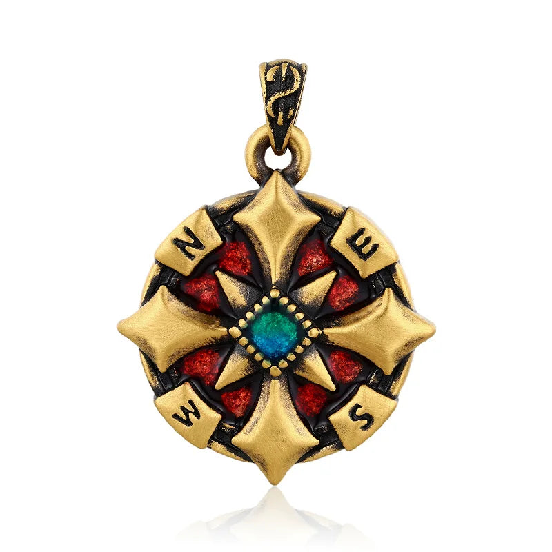 Special Craftsmanship Luxury Design 24k Solid Gold Popular Small for Face Shape Pendant Beaded Jewelry Accessories