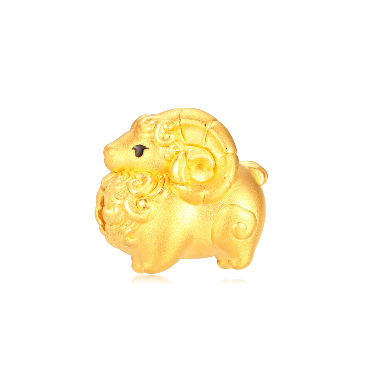 Happiness Goat Goat Gold Charm - 0.85g