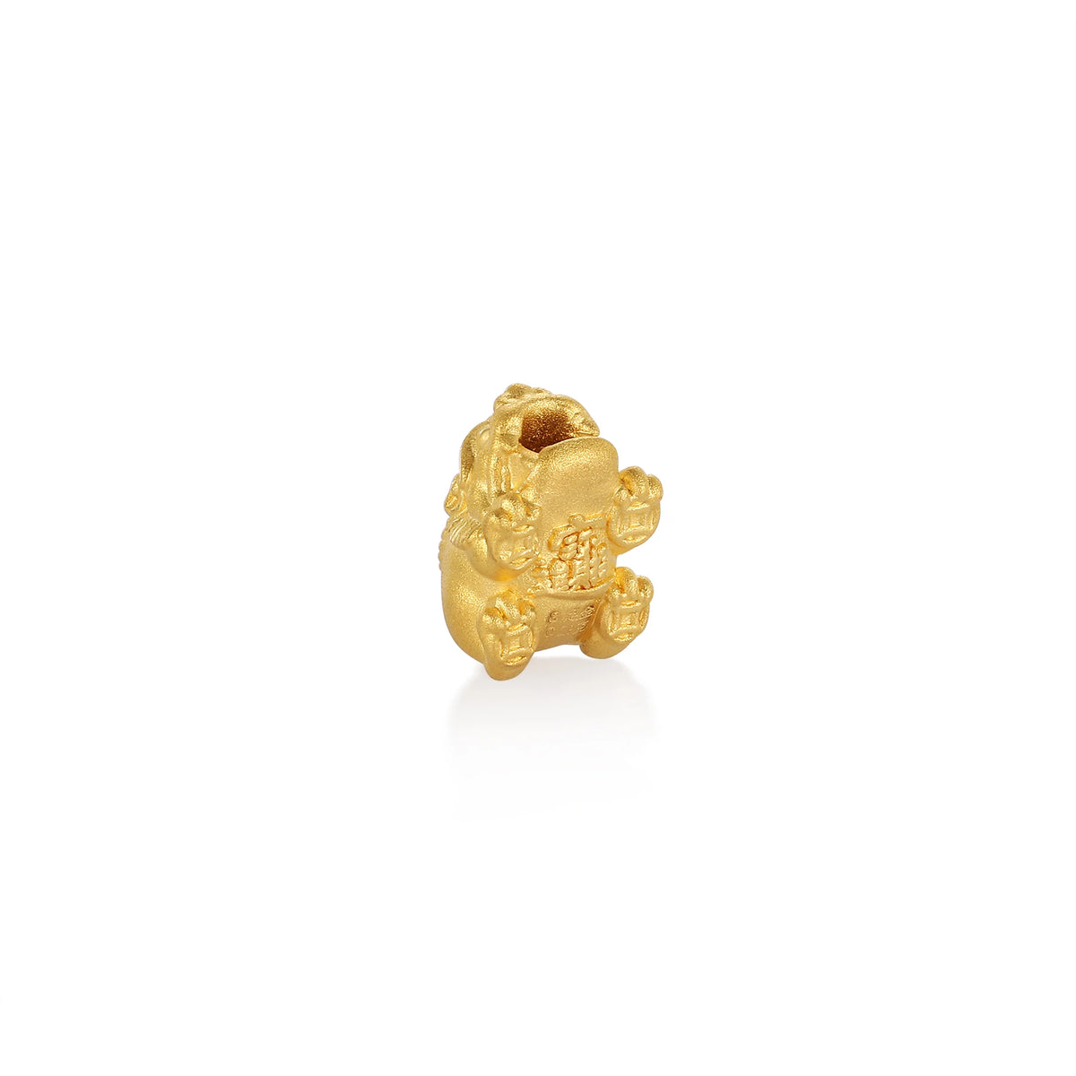 24K Solid Gold Pixiu Charm 0.3g
