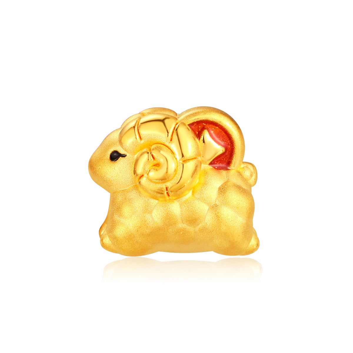 Flowing Wealth Goat Gold Charm - 0.3g