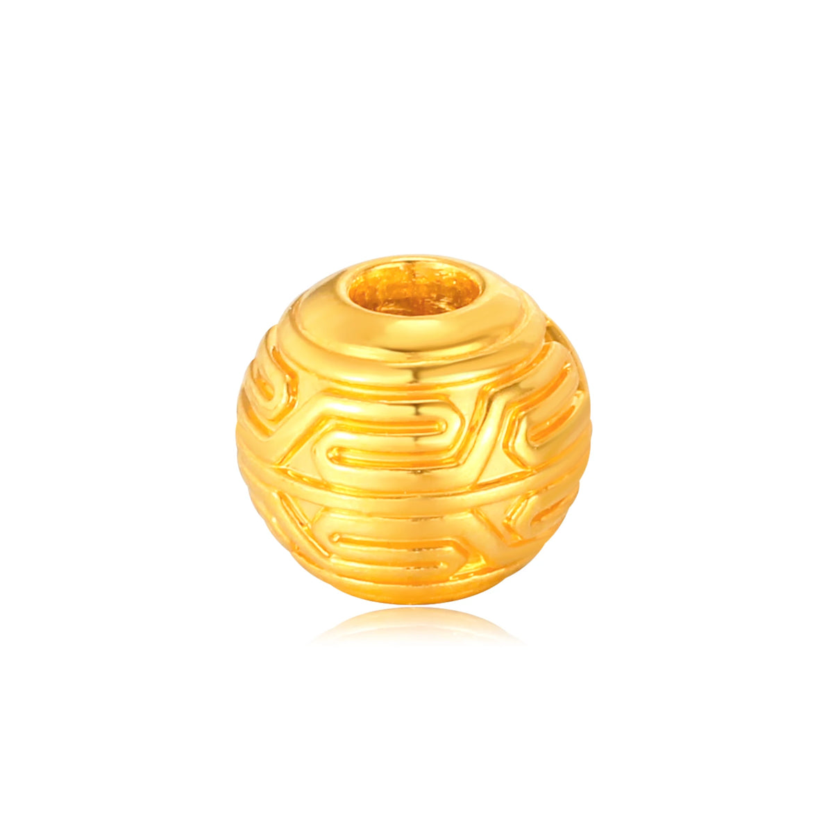 Folded Light Bracelet Charm Gold - 0.15g