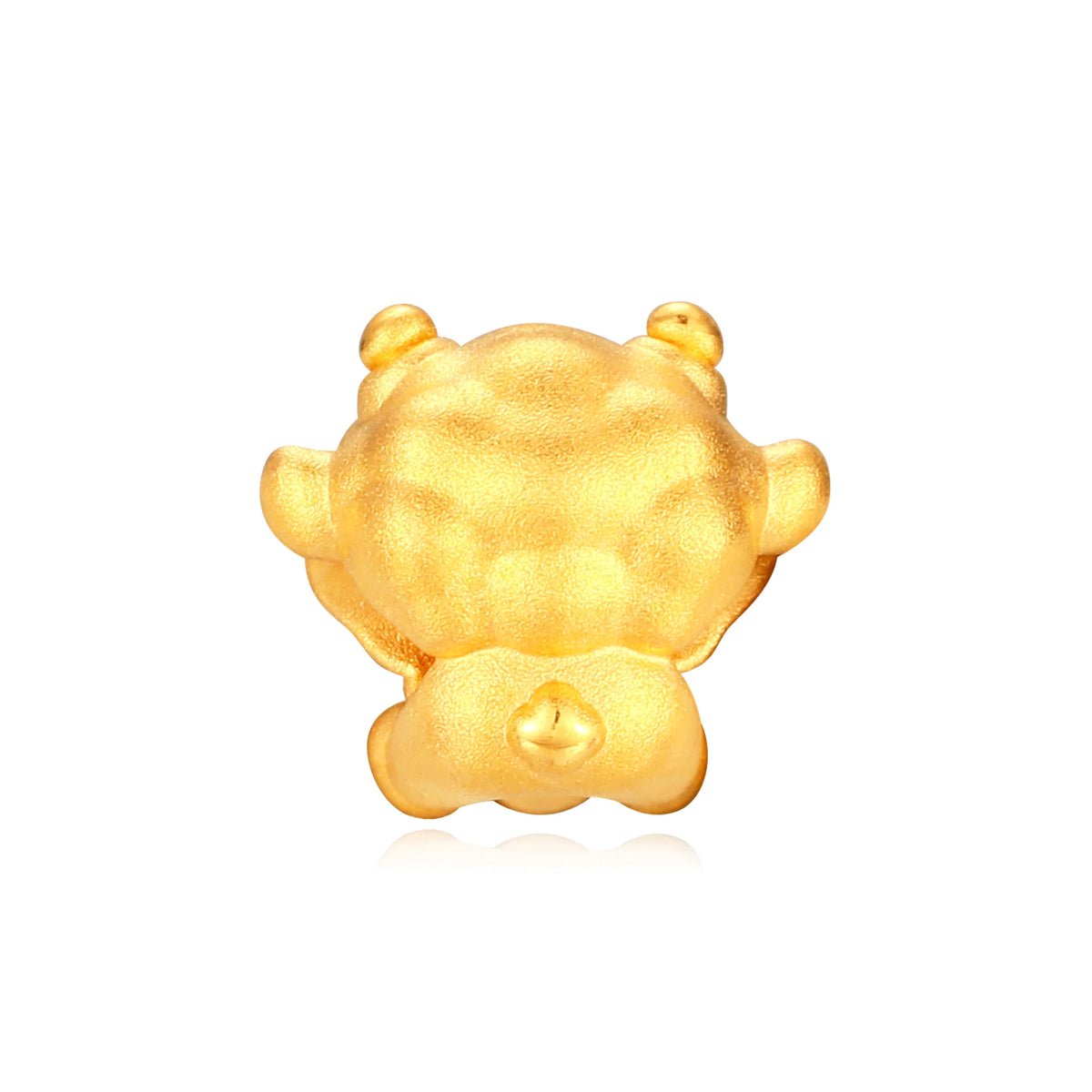 Mini Plain Version Five Fortunes Goat - Wealth Rich Goat Gold Charm - 0.15g