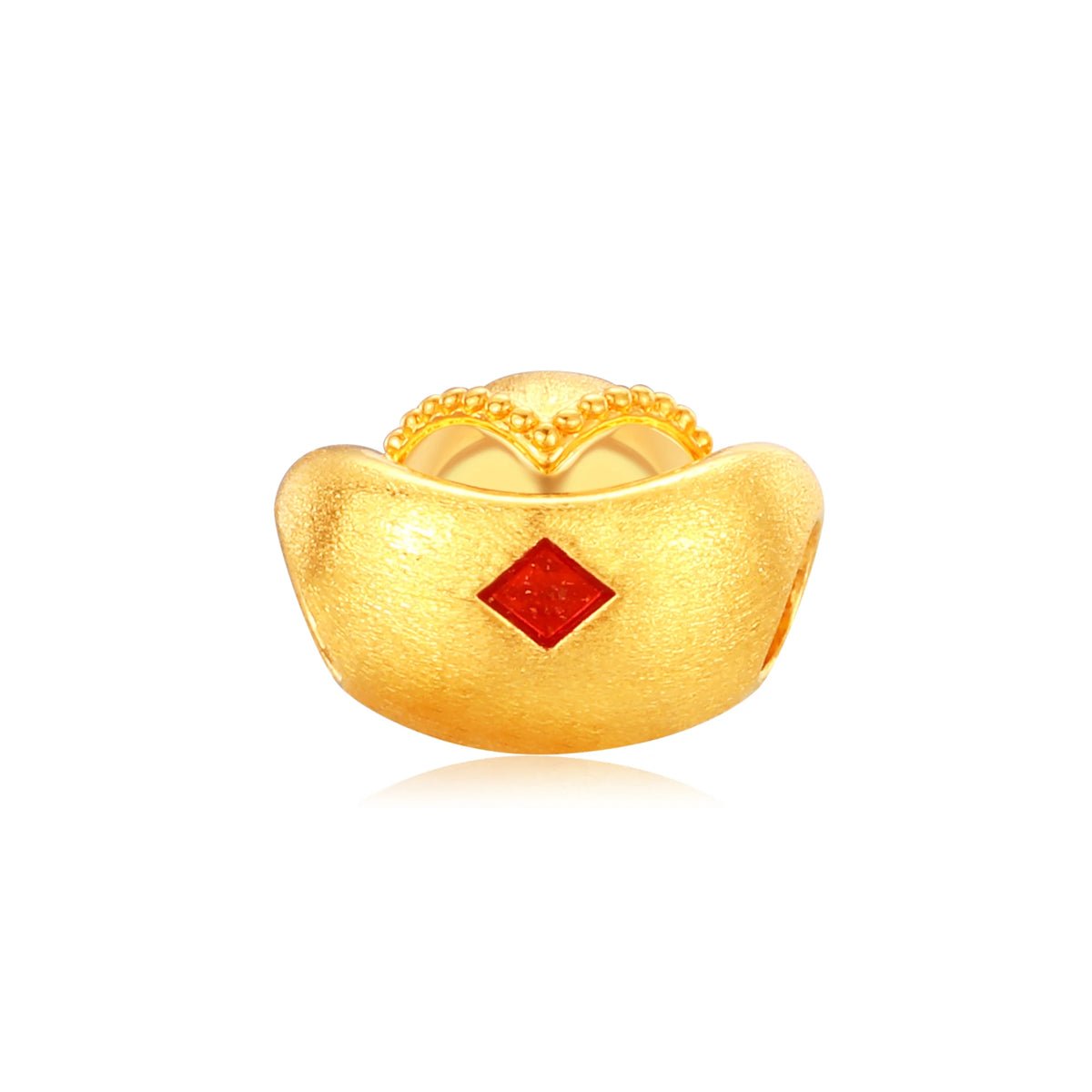 Wealth Treasure Bracelet Charm Gold - 0.2g