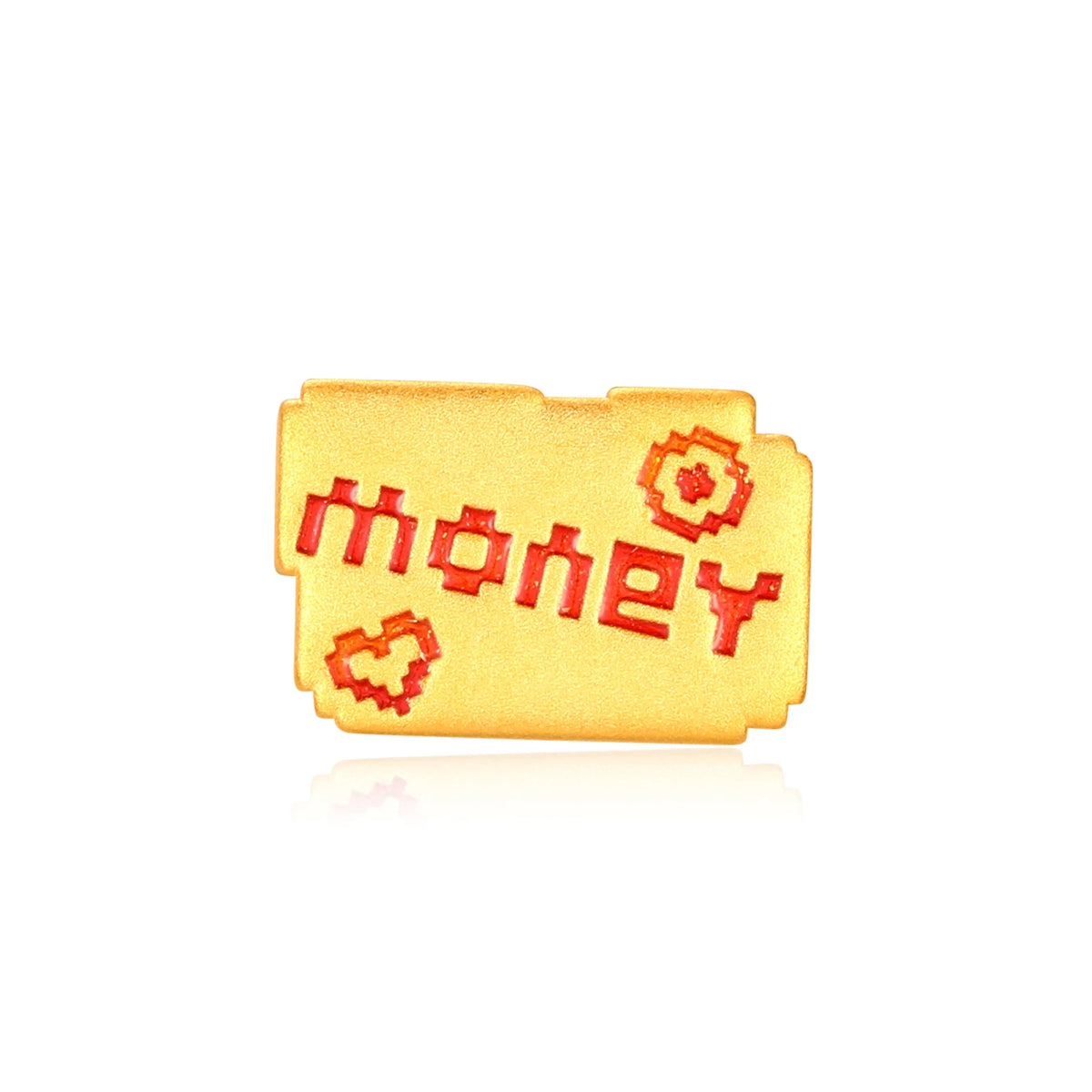 Pixel Come Wealth Gold Charm - 0.7g