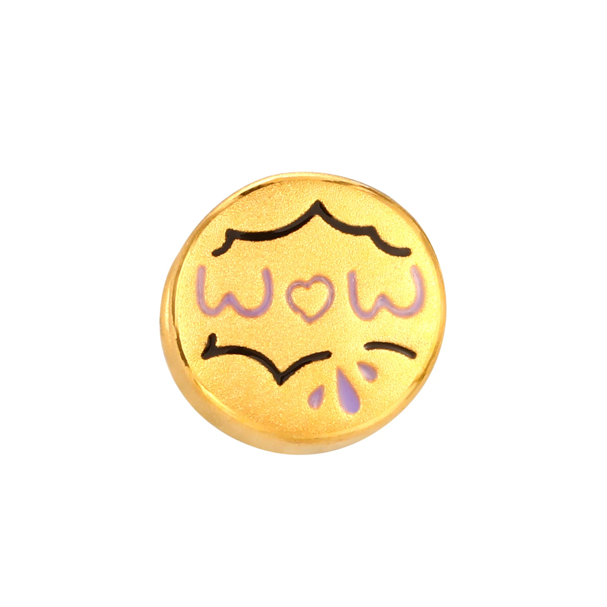 Seal wow Mini Goat Gold Charm - 0.25g