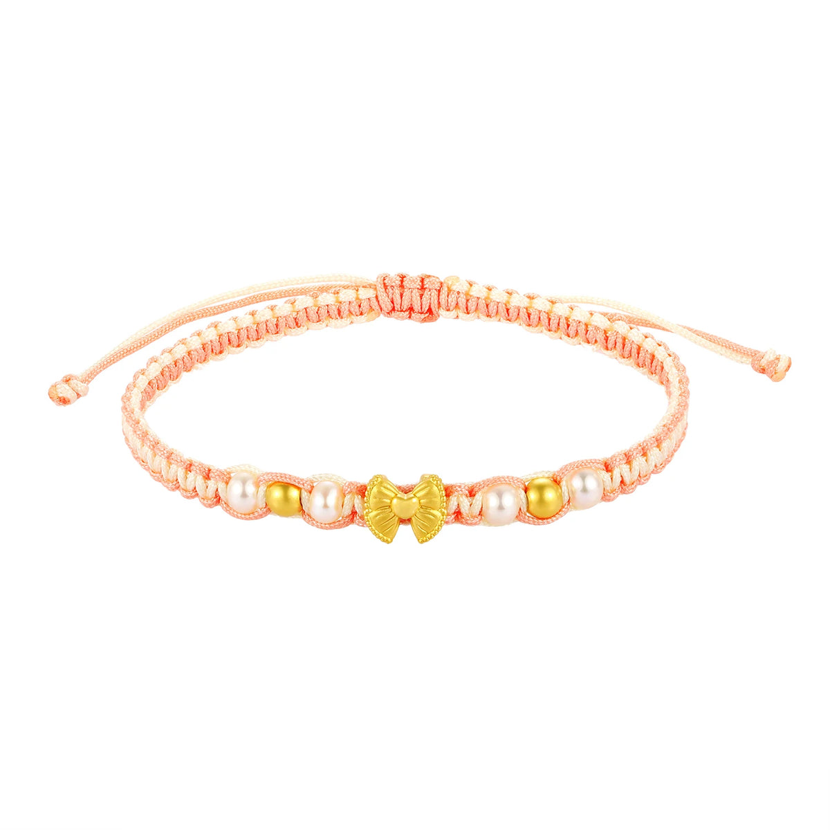 24K Solid Gold Girlhood Bracelet Charm 0.4g