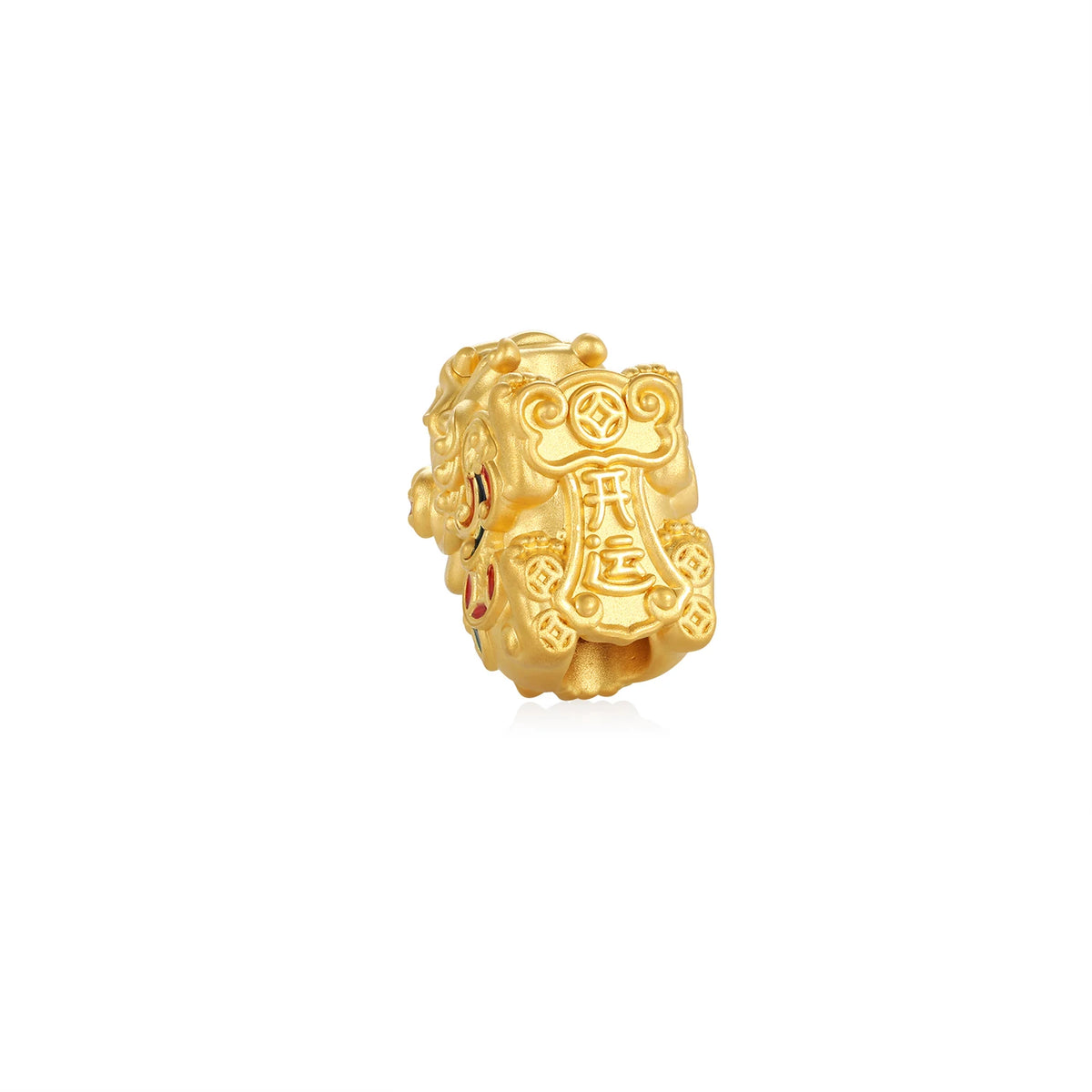 24K Solid Gold Luck-Opening Pixiu Charm 1.75g