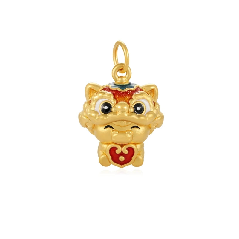 Trendy 24K Solid Gold 1.45g Pendant Customizable Packaging Cute Style Hard Gold Crosses Jewelry Accessories OEN/ODM