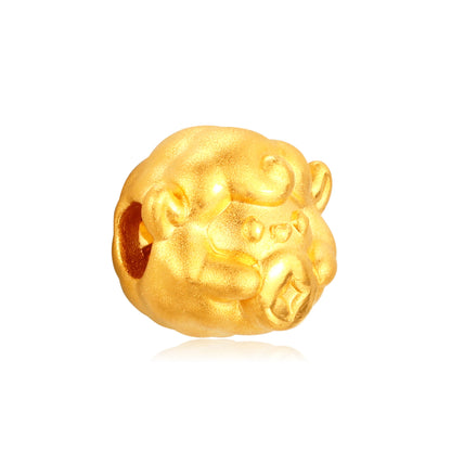 Mini Five Fortunes Goat - Coin Goat Gold Charm - 0.15g