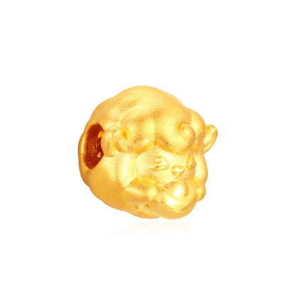 Mini Five Fortunes Goat - Ingot Goat Gold Charm - 0.15g