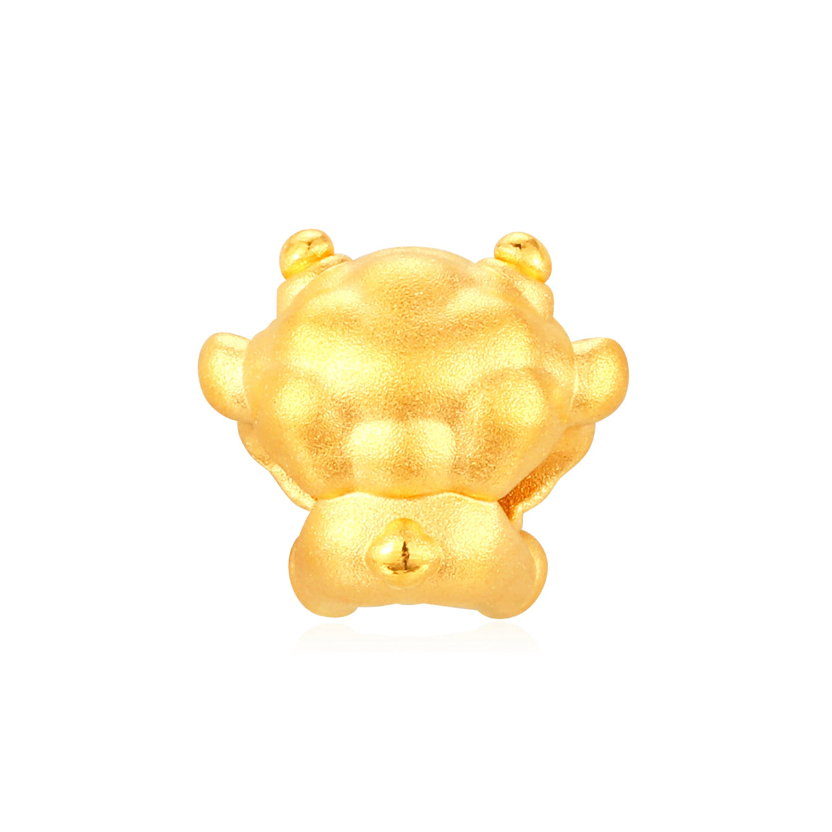 Mini Plain Version Five Fortunes Goat - Ruyi Goat Gold Charm - 0.15g