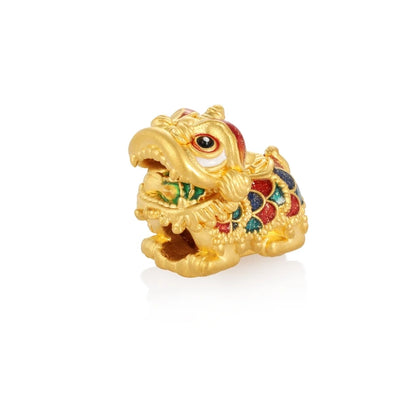24k solid gold high-end material Chinese style jewelry accessories beaded suitable for bracelets