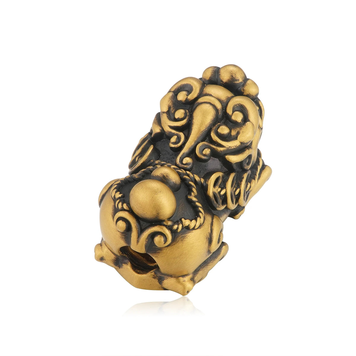 24K Black Gold Large Fortune Pixiu Black Charm 3.2g