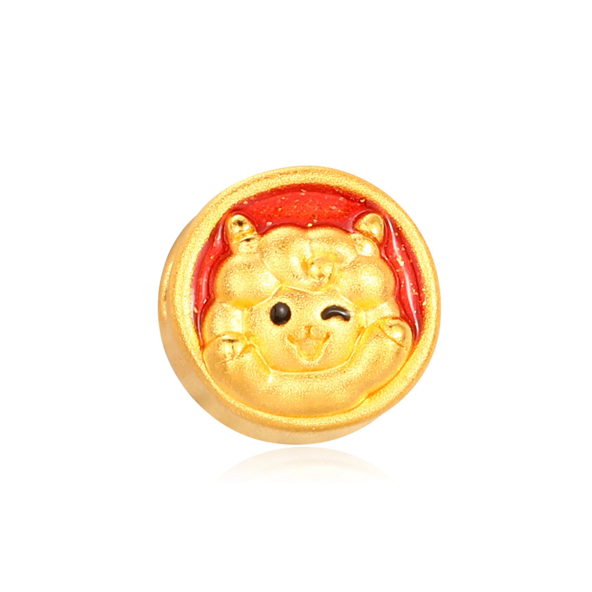 Seal hello Mini Goat Gold Charm - 0.25g