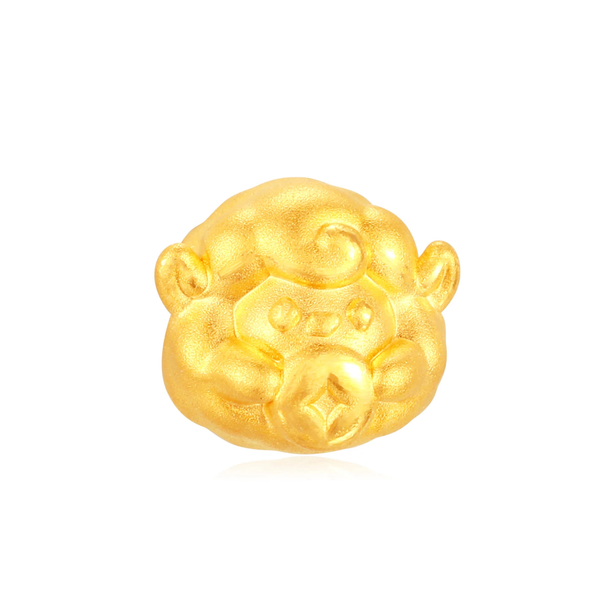 Mini Five Fortunes Goat - Coin Goat Gold Charm - 0.15g