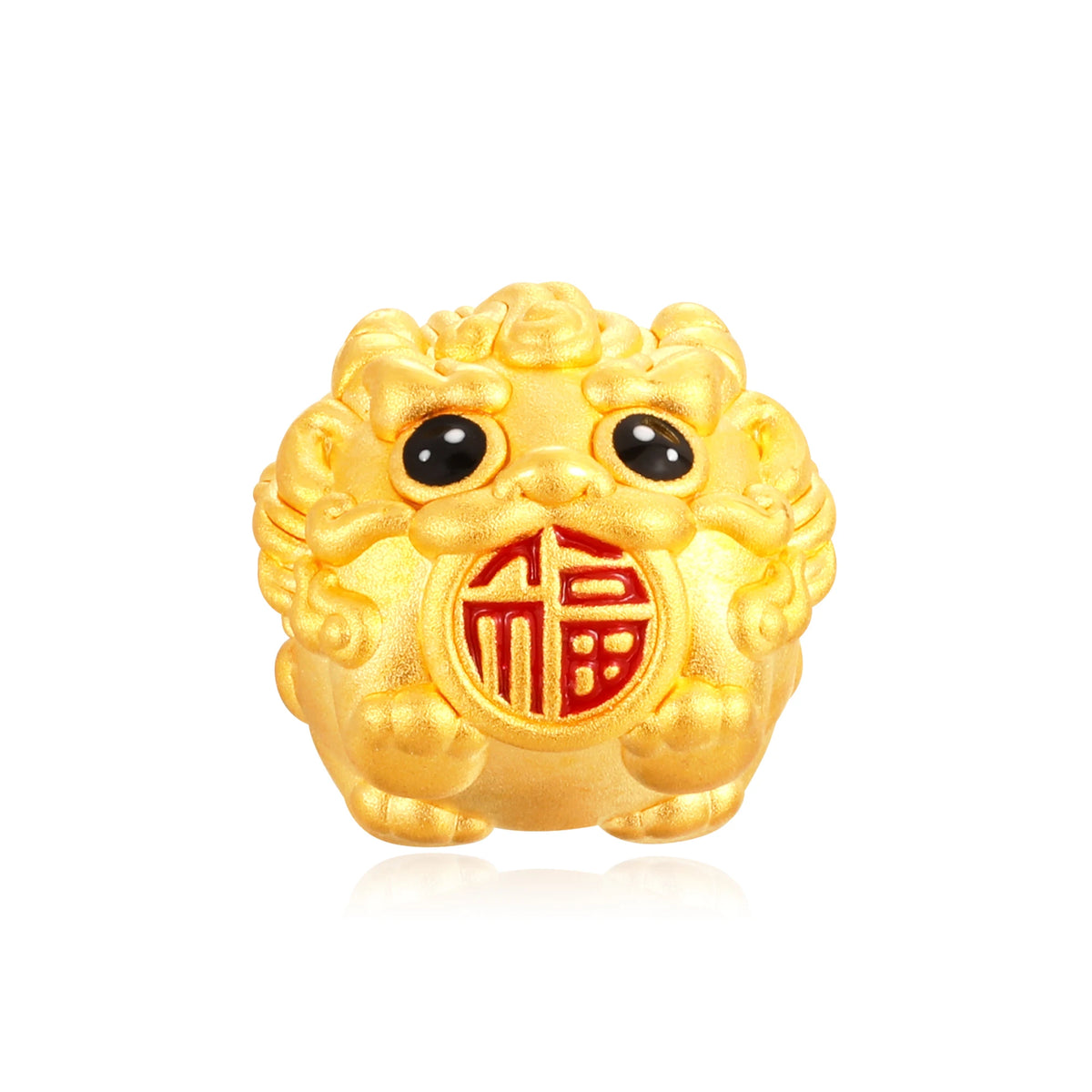 Flowing Wealth Qilin Gold Charm - 0.55g