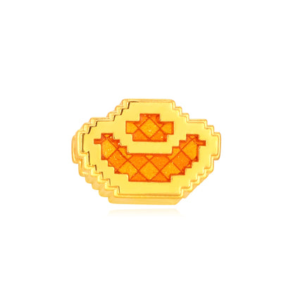 Pixel Ingot Gold Charm - 0.7g