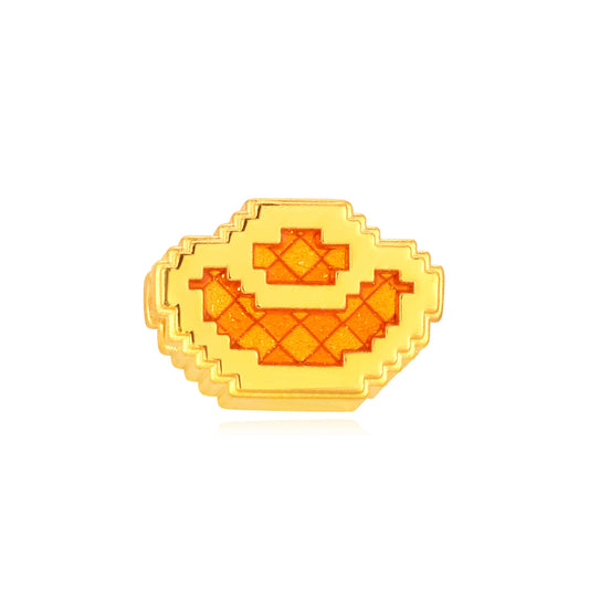 Pixel Ingot Gold Charm - 0.7g