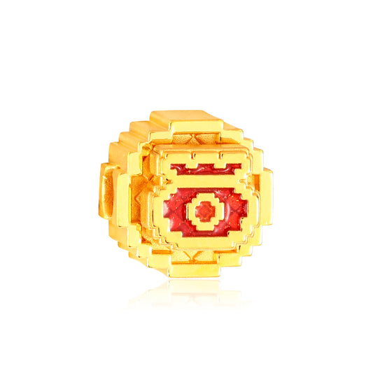 Pixel Fortune Bag Gold Charm - 0.75g