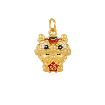 High-end 1.45g Trendy 24K solid gold jewelry accessories hard gold crosses pendant Customizable packaging OEN/ODM