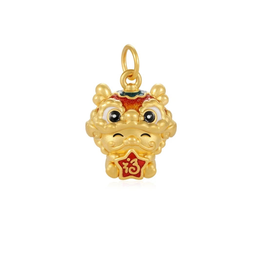 High-end 1.45g Trendy 24K solid gold jewelry accessories hard gold crosses pendant Customizable packaging OEN/ODM