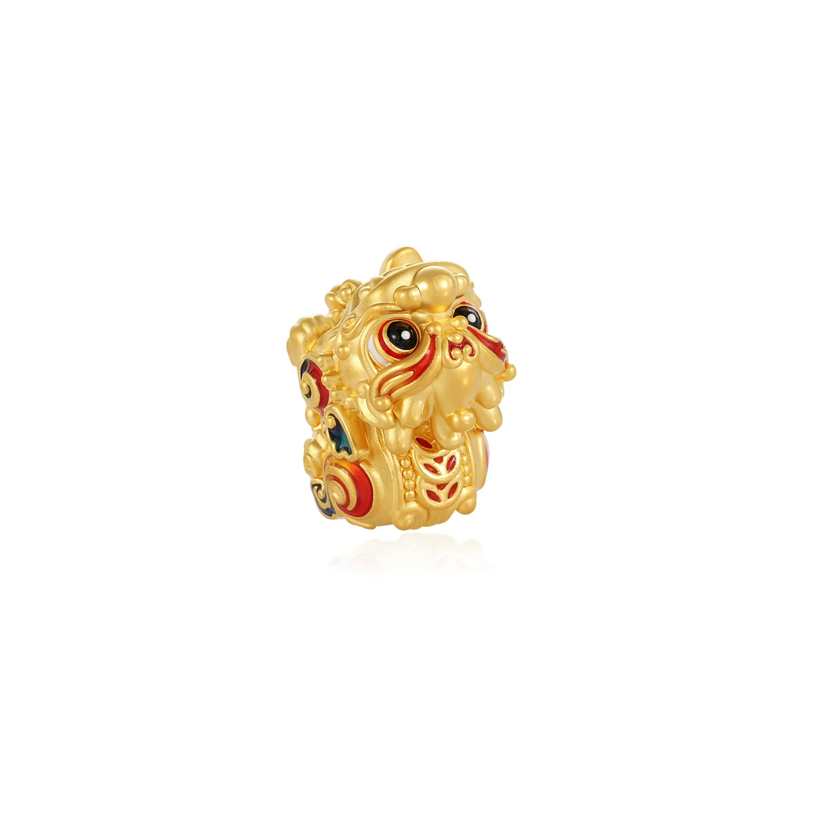 24K Solid Gold Wealth-Attracting Pixiu Charm 1.75g