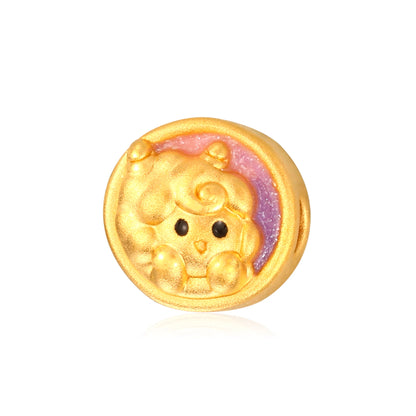 Seal wow Mini Goat Gold Charm - 0.25g
