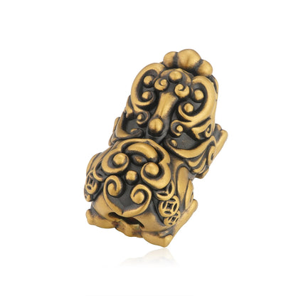 24K Black Gold Small Fortune Ruyi Pixiu Black Charm 1.5g