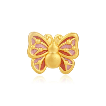 High-end bracelet accessories beaded 24k pure gold beaded enamel craftsmanship luxury beaded