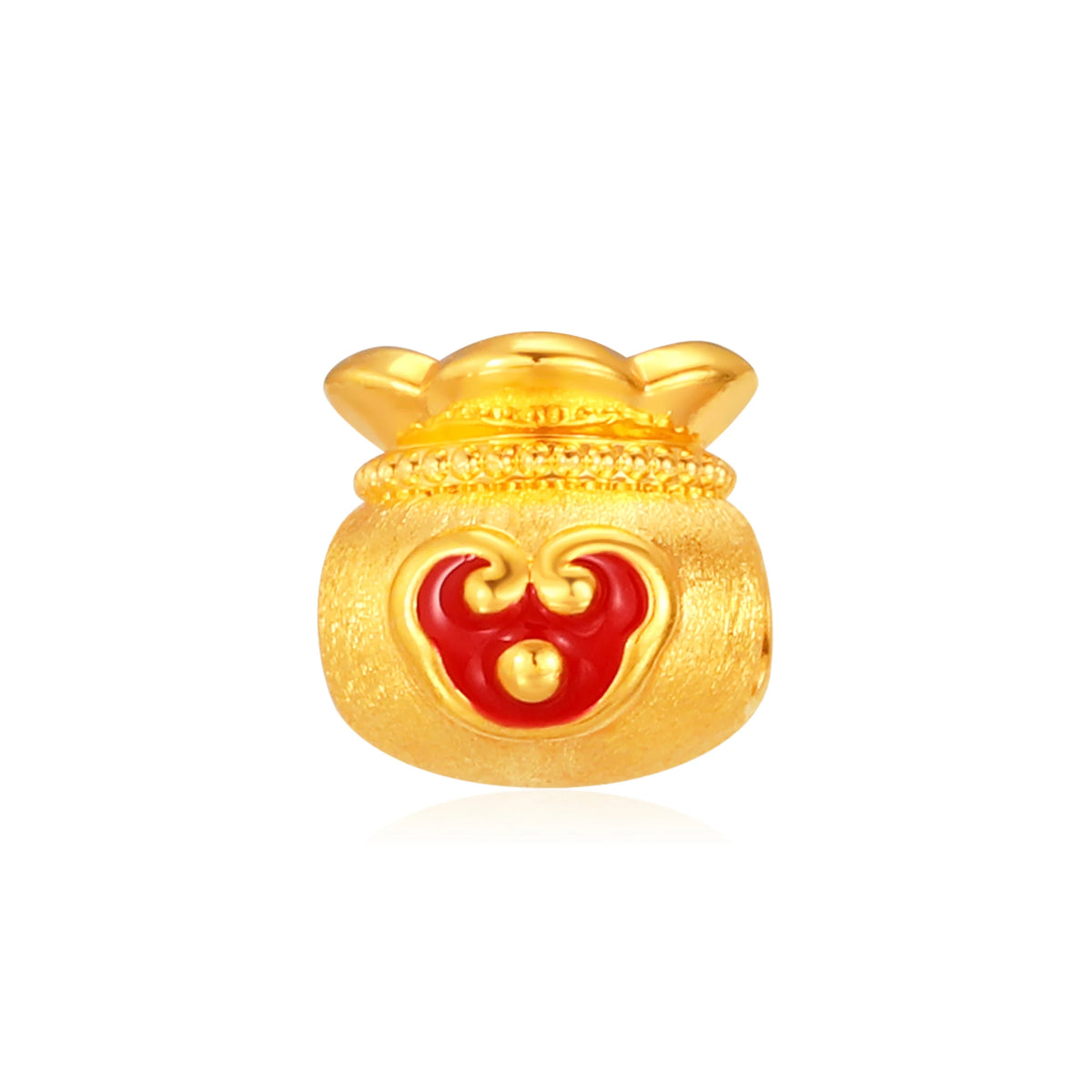 Fortune Full Ruyi Bracelet Charm Gold - 0.2g