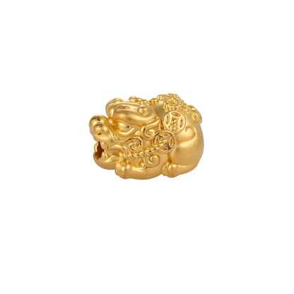 24K Solid Gold Pixiu Charm 0.35g