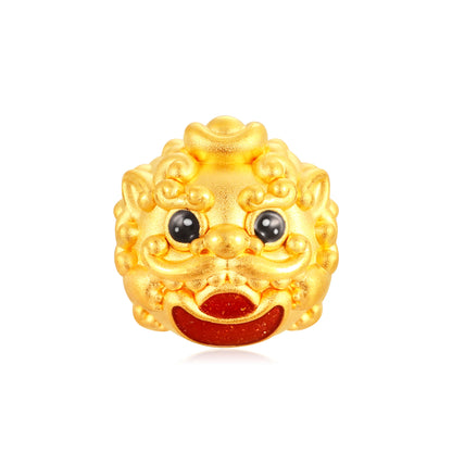 Flowing Wealth Pixiu Gold Charm - 0.55g
