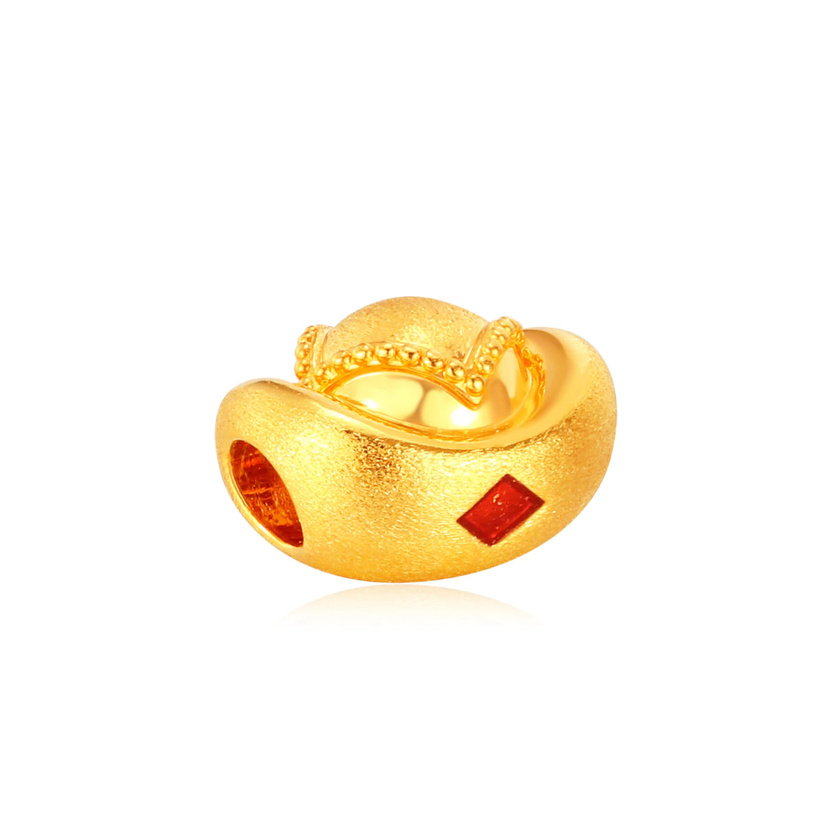 Wealth Treasure Bracelet Charm Gold - 0.2g