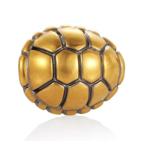 Newly designed 0.85g solid 24k gold electric ruthenium craft tortoise shell beaded wealth bracelet accessories