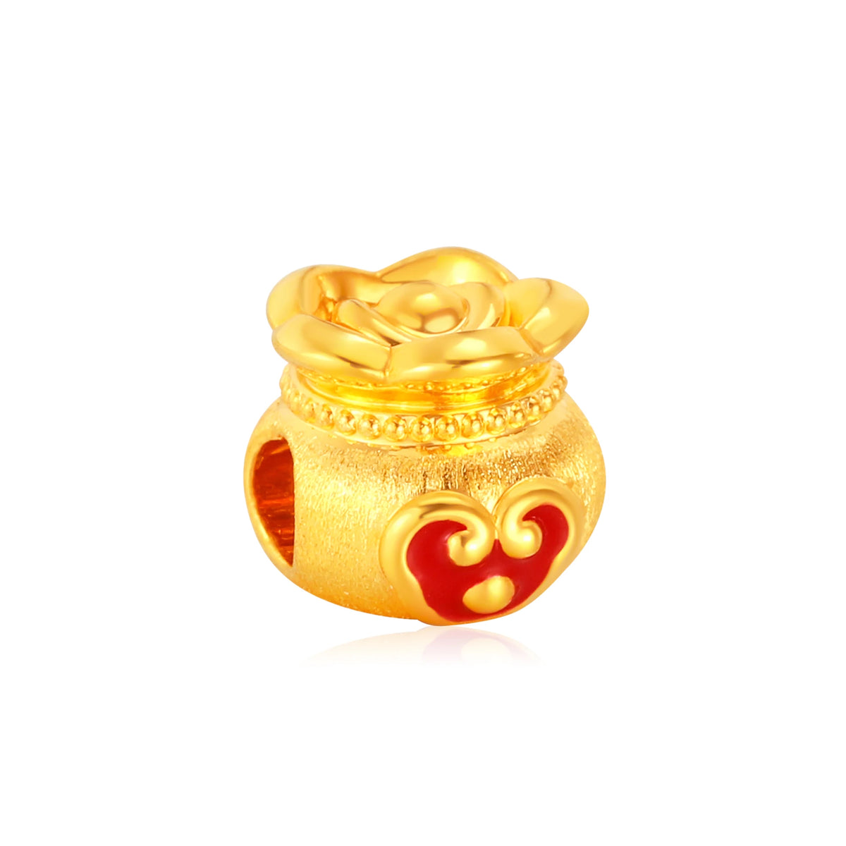 Fortune Full Ruyi Bracelet Charm Gold - 0.2g