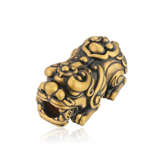 24K Black Gold Small Fortune Ruyi Pixiu Black Charm 1.5g