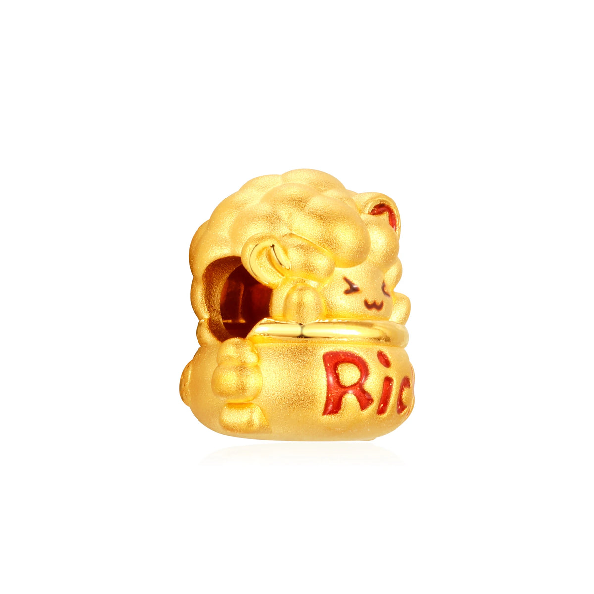 Wealth Treasure Goat Gold Charm - 0.45g