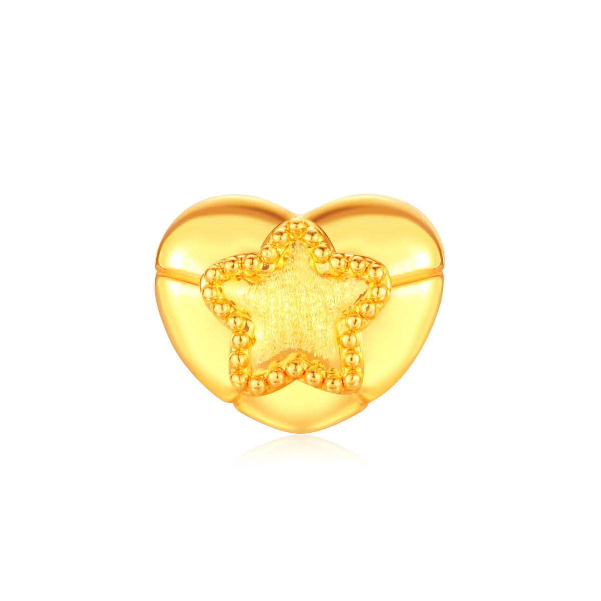 One Star Like Day Bracelet Charm Gold - 0.2g