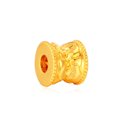 Lotus Pod Fortune Bracelet Charm Gold - 0.15g