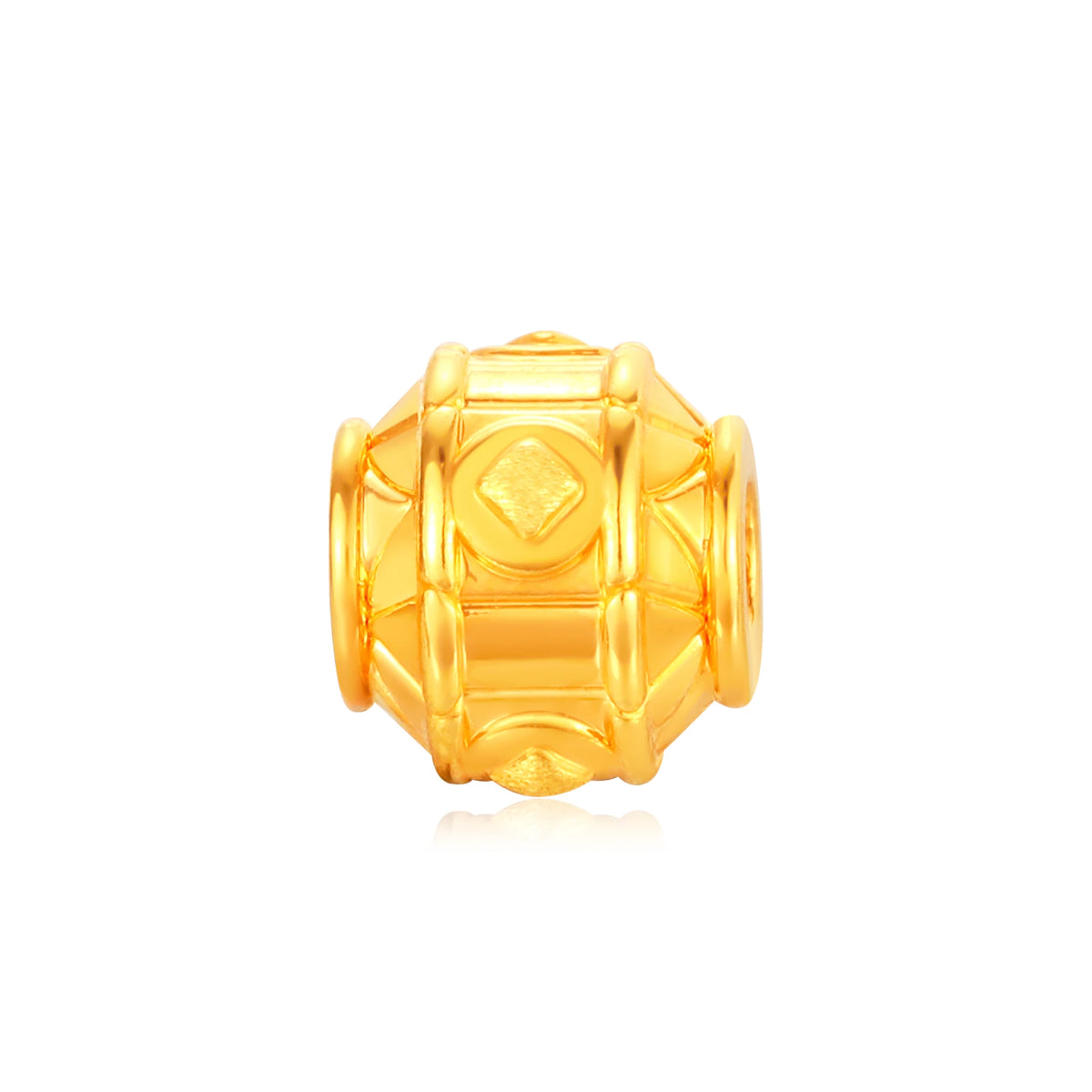 Gold Fragments Hall Bracelet Charm Gold - 0.15g