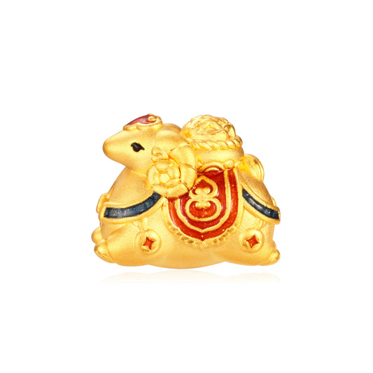 Fortune Luck Long Lasting Goat Gold Charm - 0.8g